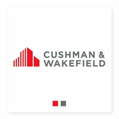 logo cua cushman wakefield thiếtt kế bởi liquid agency