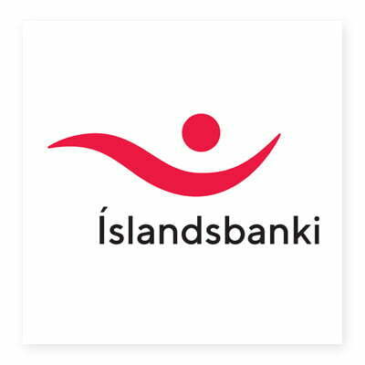 the logo just hangs islandsbanki