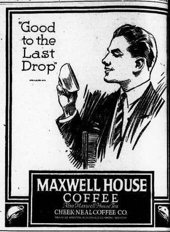 slogan cua maxwell house