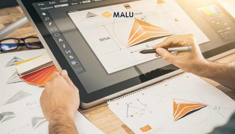 match the design of the malu logo