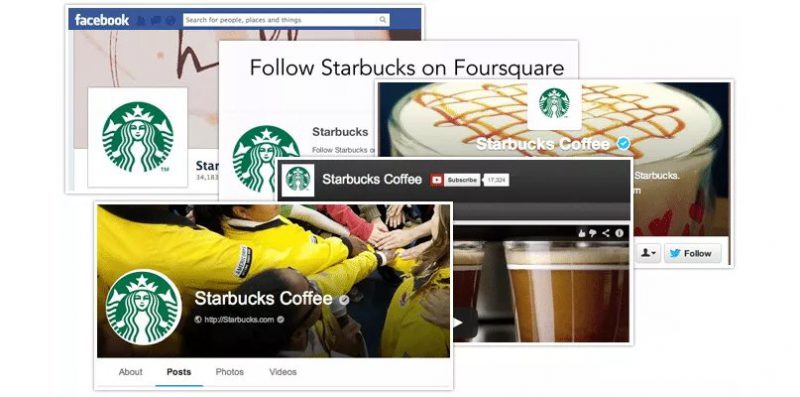 starbucks social media