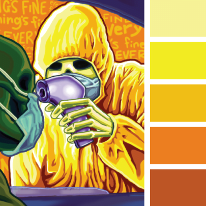 warm color palettes example