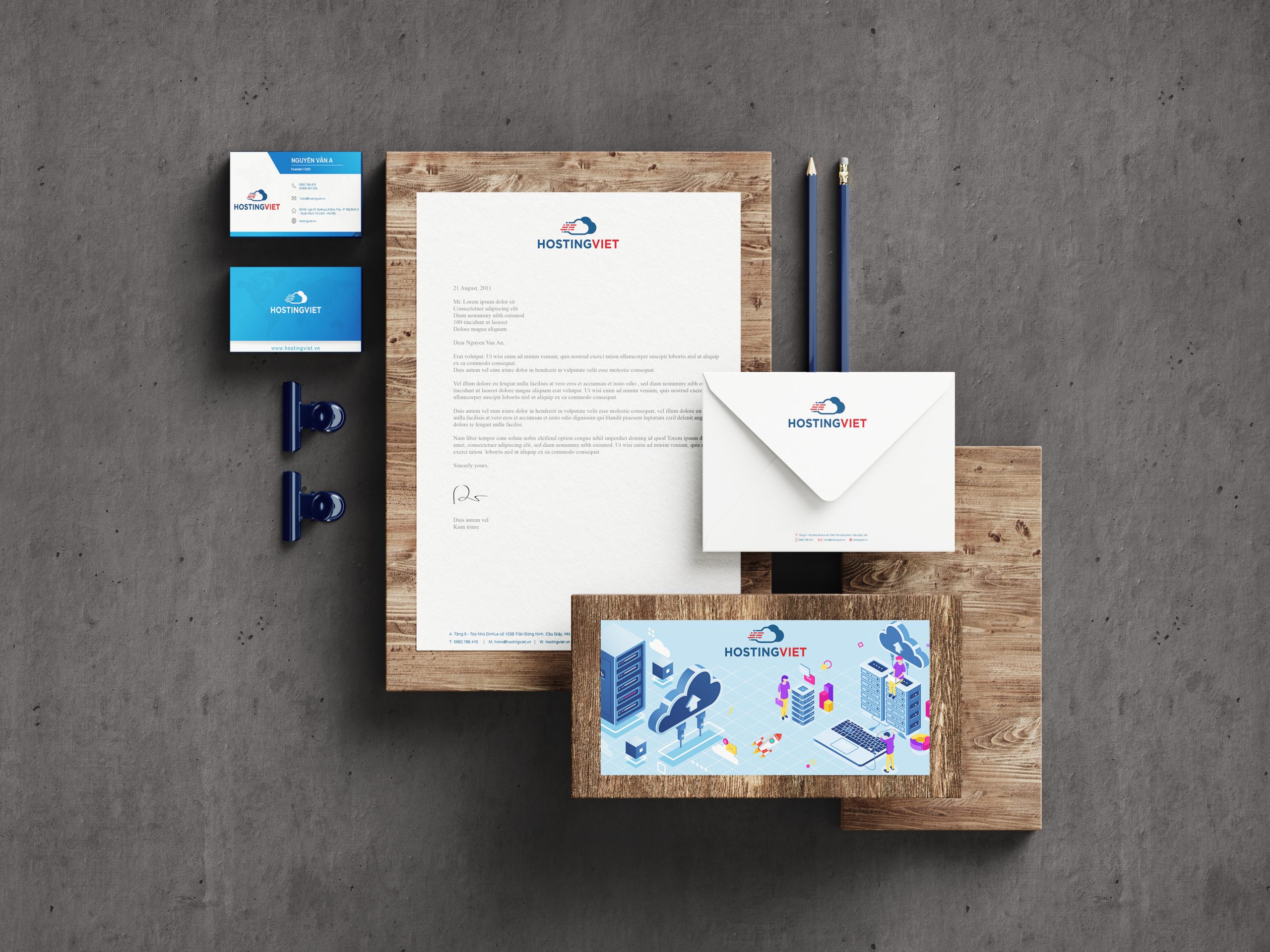 Free Stationery Mockup hostingviet 2 scaled