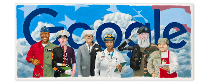 Google veterans day 1