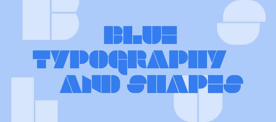 blue logo elements