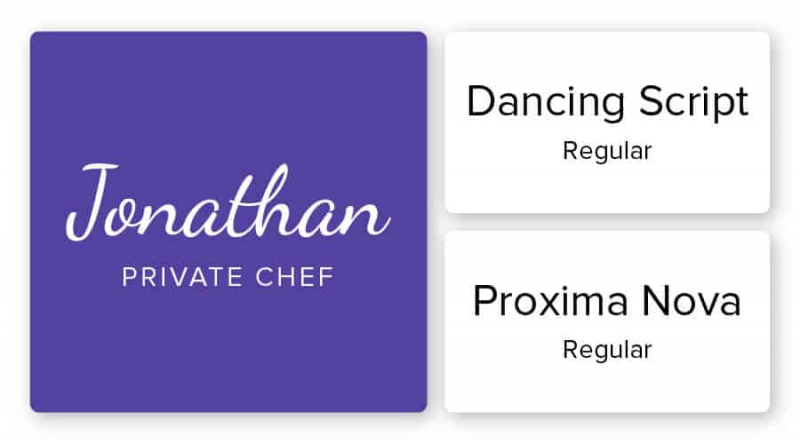 restaurants logo font combinatio