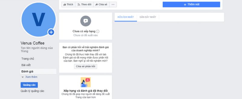 bat tinh nang danh gia fanpage