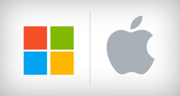 Apple vs Microsoft competition