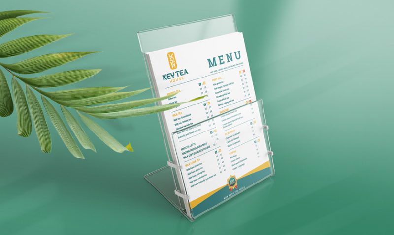 design the menu to check later