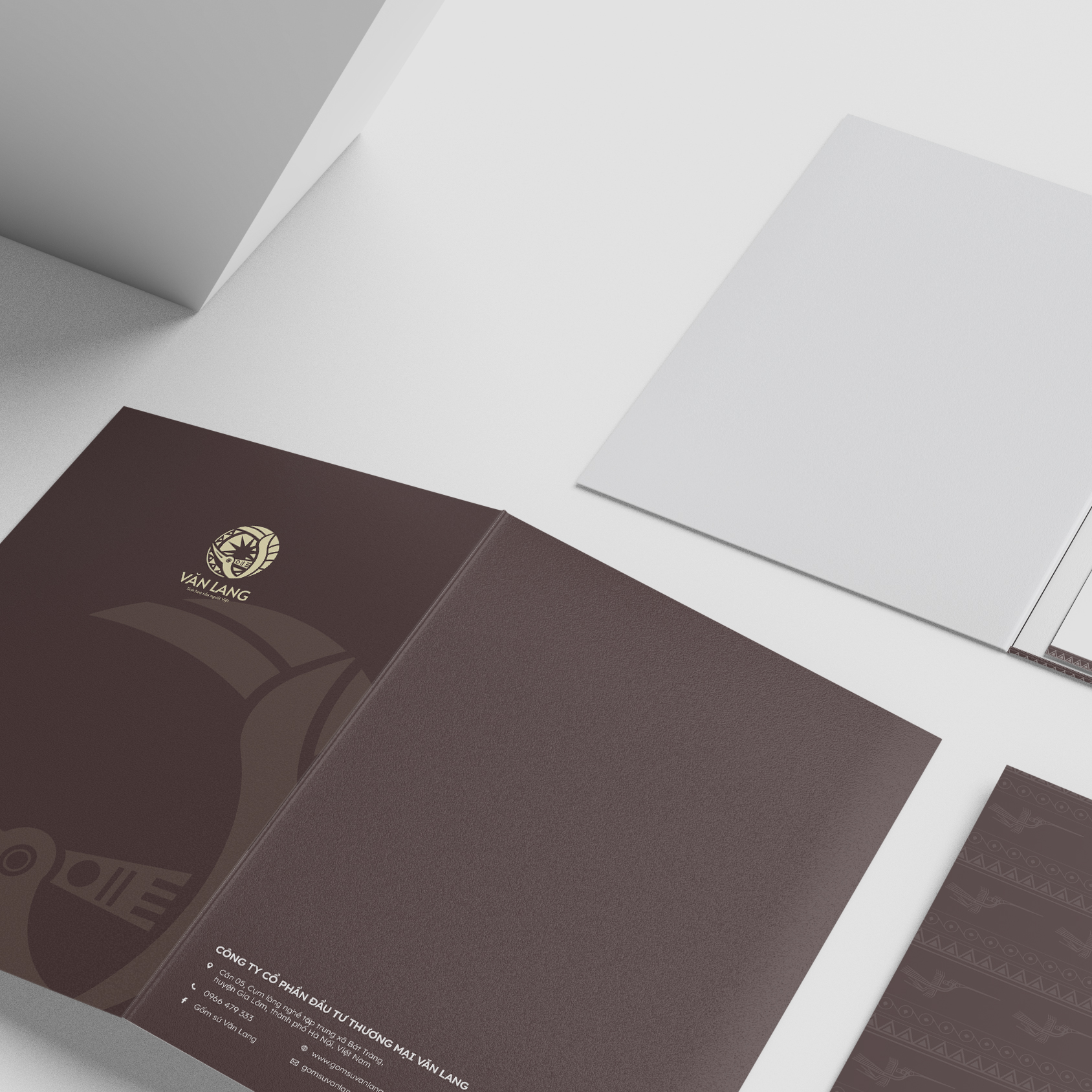 Mockup presentation folder copy