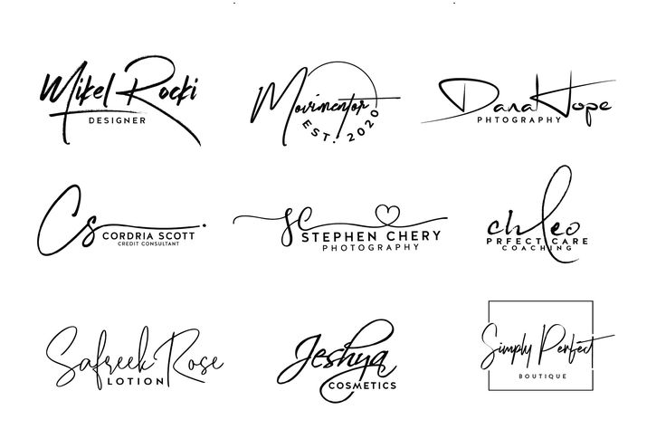 I will design 3 creative signature handwritten logo for $5 - SEOClerks