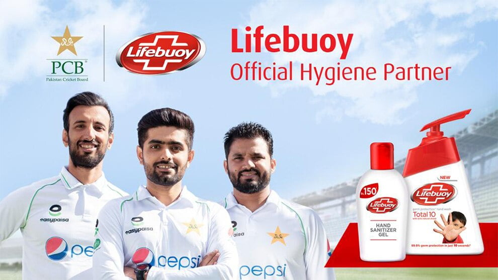 Lifebuoy is the winning streak of Pakistan Cricket Players from August 2020