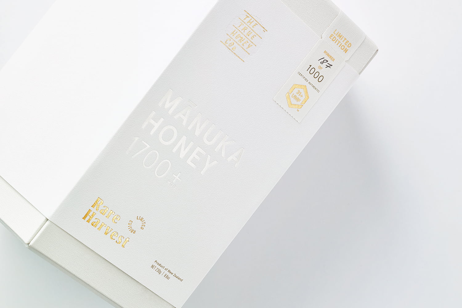 22 rare harvest the true honey company packaging design marx design new zealand bpo