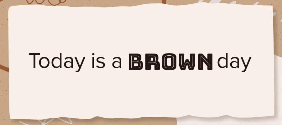 brown logo elements