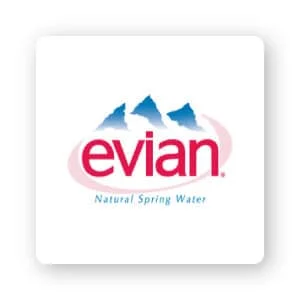 evian logo