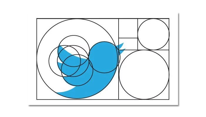 Ty le echoes in the twitter logo