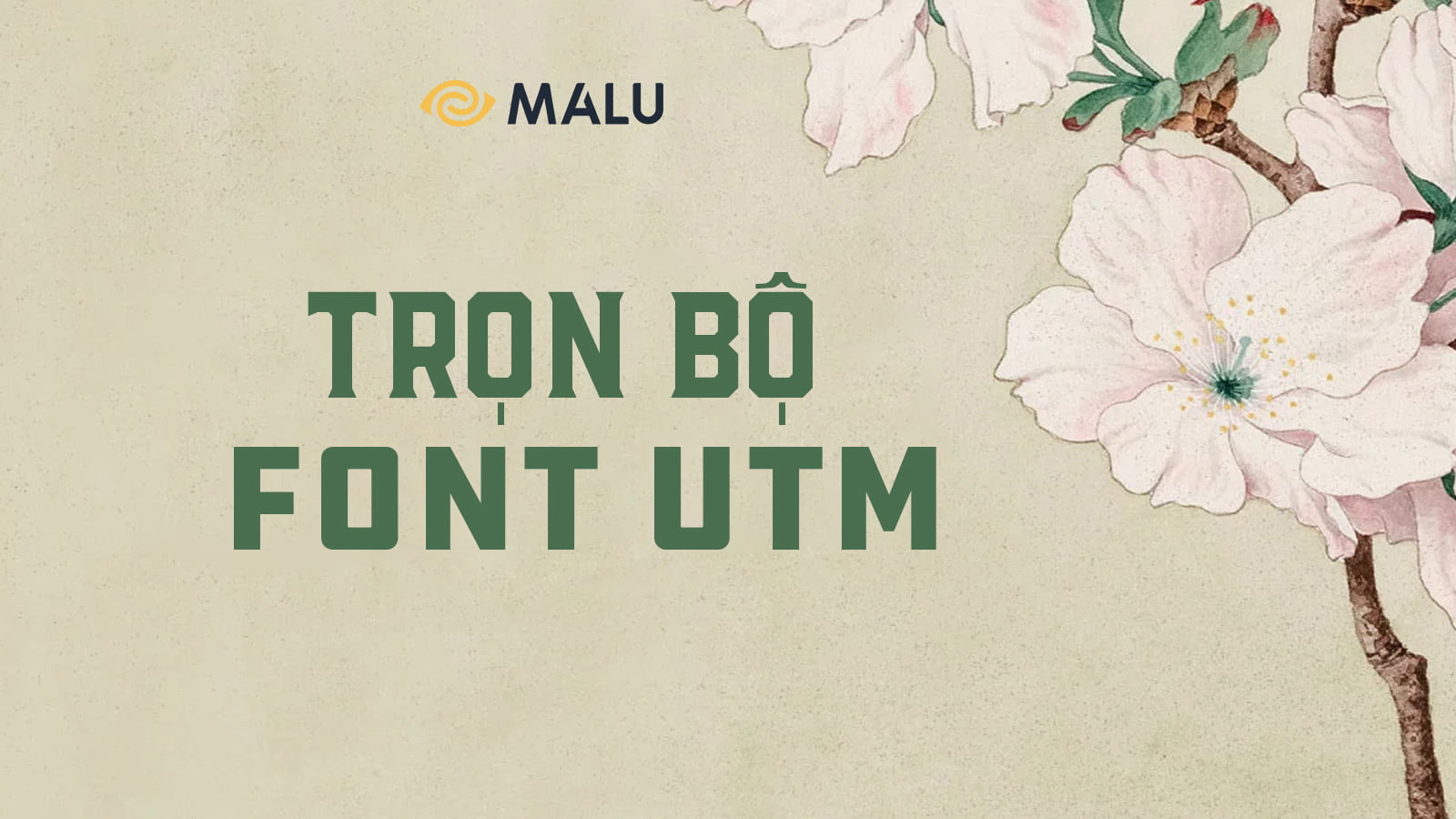 Full set of UTM Vietnamese Hoa Fonts Full [UPDATE] Malu Design - Branding Agency
