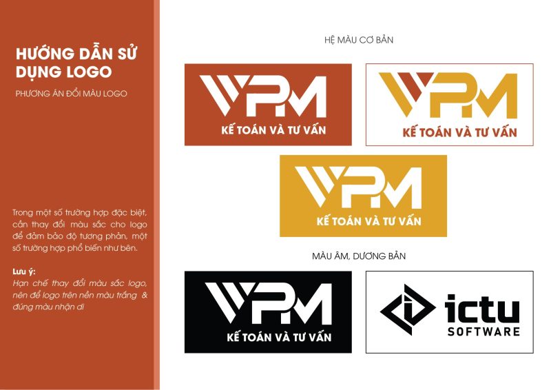 Designing a branding identity for VPM accounting and consulting company ...