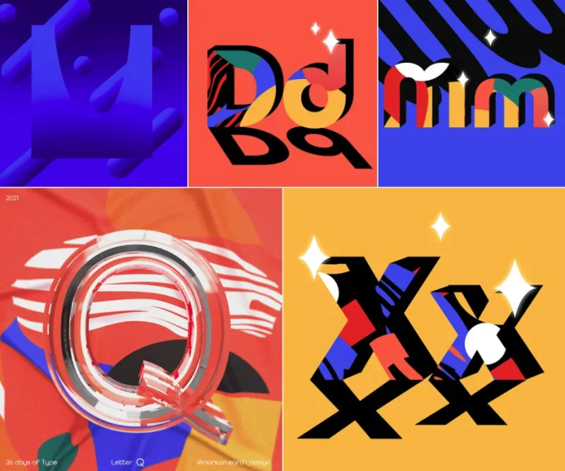 maximalism graphic design trend