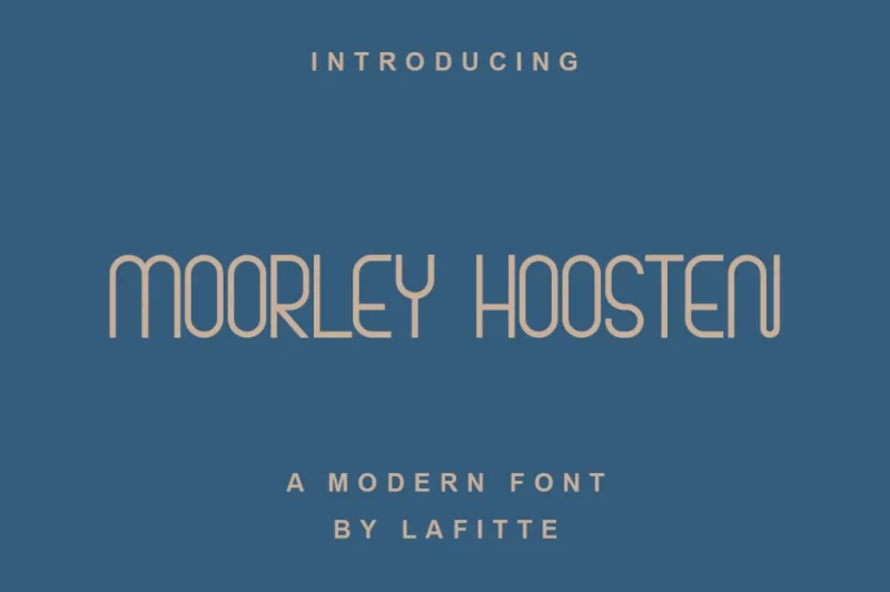 moorley hoosten free font