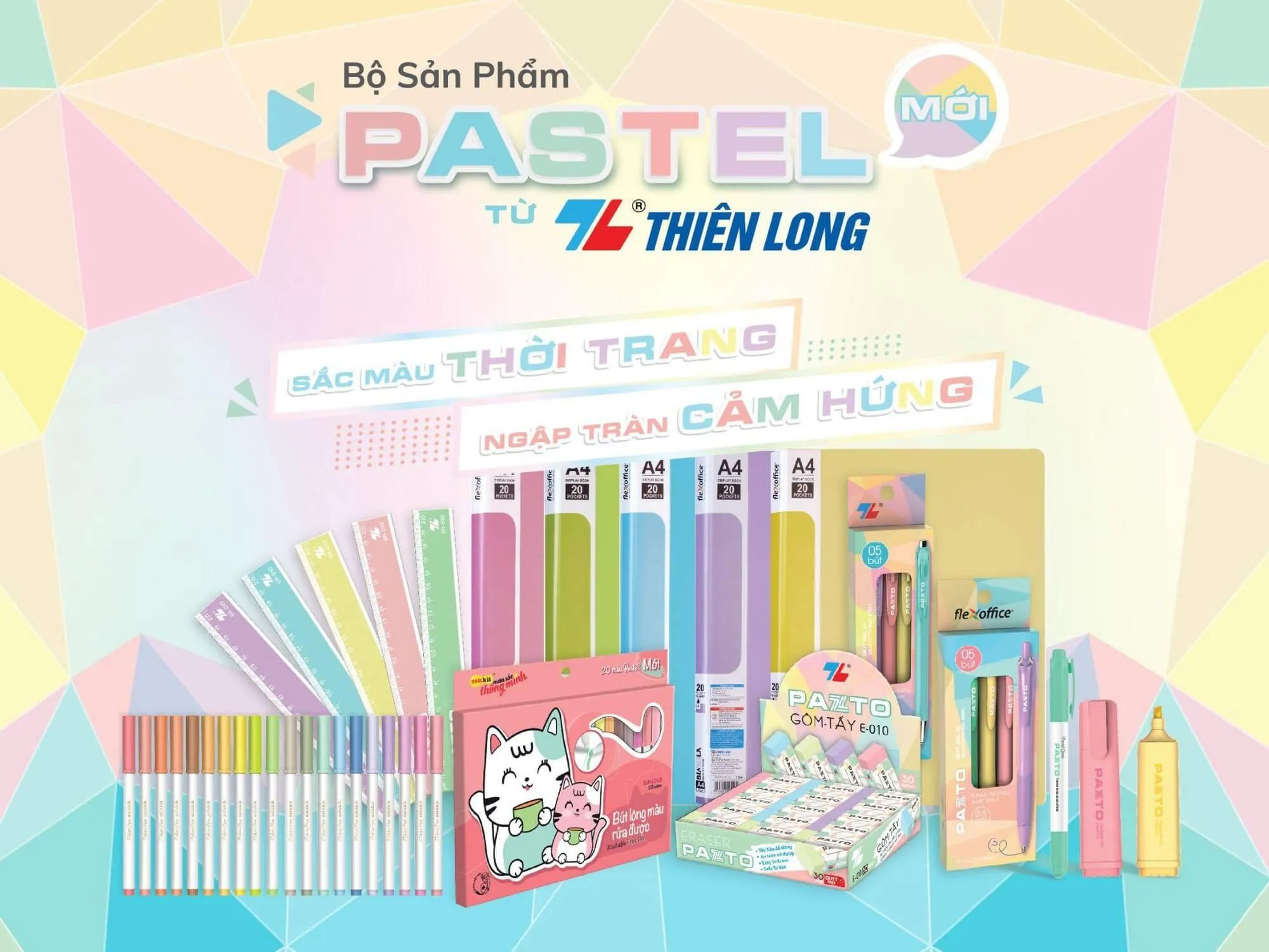 san pham pastel Thien Long