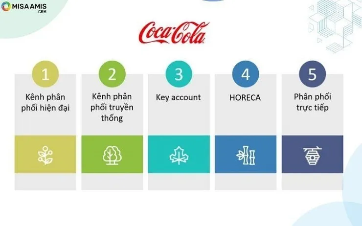 structure of coca's distribution channel